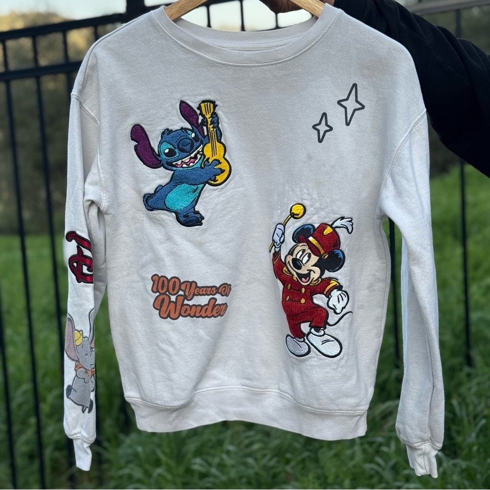 Juniors Disney 100 Years Of Wonder Sweatshirt XS
